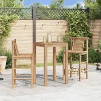 Prolenta Maison Exclusive - Tabourets de bar, lot de 2, en bambou