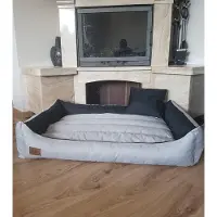 Odol-Plusz Lit pour chien XXL [ double face ] canapé pour chien chaise longue coussin pour chien panier pour chien lit pour chat 120x85cm