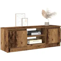 Prolenta Maison Exclusive - Meuble TV aspect bois ancien 102x30x36 cm Matériau dérivé du bois