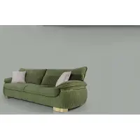AEA Canapés textiles Canapé Rembourrage Meuble Moderne Trois Places Nouveau Couleur Vert 3 Sièges