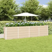 Prolenta Maison Exclusive - Bac à plantes ivoire 320 x 40 x 75 cm en acier