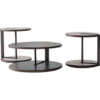 Xl Moebel Gmbh Ensemble de tables basses 3 pièces : table centrale & 2 tables d'appoint