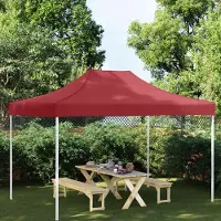 Prolenta Maison Exclusive - Toile de chapiteau 4 x 3 m, rouge bordeaux, 270 g/m²