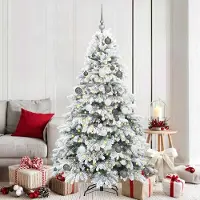 vidaXL Sapin de Noël artificiel design avec 300 LEDs Vert 180 cm PE et PVC 2025NEU6740329