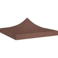 DKD Home Decor Toit de tente de réception 2x2 m Marron 270 g/m