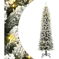 Prolenta Maison Exclusive - Sapin de Noël artificiel avec effet neige, 150 LED, 150 cm