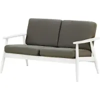 Wintech Canapé de jardin deux places Demure Aqua-Kanaria 7029-8035 white