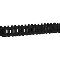 Syfax Lit surélevé de jardin design de clôture 200x30x30cm pin massif