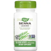 Nature'S Way , Feuilles de Séné, 1 350 mg, 100 gélules végétaliennes (450 mg par gélule)