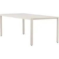 Furnlux Classic FURNLUX Table de salle à manger d'extérieur Giardini Beige 90cm / Couleur principale : Beige / Dimensions : 90 x 200 x 72 cm