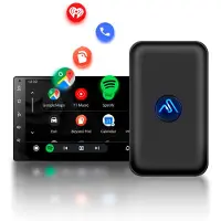 AutoSky Adaptateur voiture sans fil Android - Plug & Play, Compact, USB & USB-C