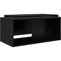 Syfax Ensemble de tables basses 2 pcs Chêne noir Bois d'ingénierie