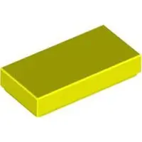 LEGO 1x2 carreaux 3069 - 100 pièces jaune fluo