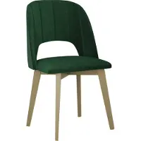 Mirjan 24 Chaises de table à manger AFTON 8 - chêne Sonoma / vert