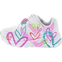 SKECHERS Uno Lite Heart Status Trainers Blanc EU 27 Fille