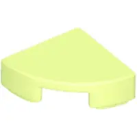 LEGO 1x1 carreaux coin rond 25269 - 250 pièces jaune-vert