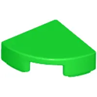 LEGO 1x1 carreaux coin rond 25269 - 100 pièces vert clair