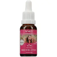 Original Bachblüten Fleurs de Bach n° 40 Énergie gouttes 20 ml