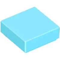 LEGO 1x1 carreaux 3070 - 100 pièces bleu azur moyen