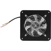 StarTech.com Ventilateur d'extraction - FD-150 Ventilateur mural 15 cm - Débit d'air 220 m³/h - 2600 tr/min - 220 V CA - Pour cuisine, garage, entrepôt - Noir