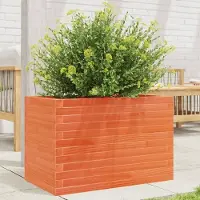 Prolenta Maison Exclusive - Bac à plantes brun cire 70x40x45,5 cm Bois massif Pin