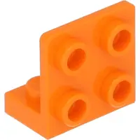 LEGO Angle : 25 équerres 1x2/2x2, 90°, orange