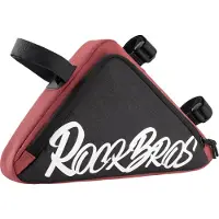 RockBros Sacoche triangulaire pour vélo Sacoche de cadre portable Hydrofuge MTB 1,4L rouge