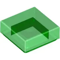 LEGO 3070 Trans Green (TransGreen) 250 pièces