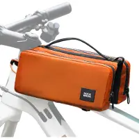 RockBros Sac de cadre 2*1L Sac de rangement du cadre avec bandoulière Sac à bandoulière Orange