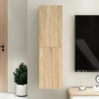 Prolenta Maison Exclusive - Meuble TV Chêne Sonoma 30,5x30x110 cm Matériau dérivé du bois