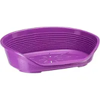 Ferplast Panier Corbeille pour Animaux Siesta Deluxe, 82 x 59,5 x 25 cm, Taille 8, Violet
