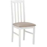 Mirjan 24 Chaise de salle à manger rembourrée EDON 12 - blanc / beige
