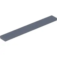 LEGO 1x8 carreaux 4162 - 100 pièces gris bleuâtre foncé