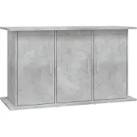 vidaXL Support pour aquarium gris béton 101x41x58 cm Bois composite