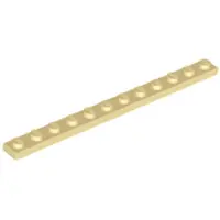 LEGO 1x12 plaques 60479 - 50 pièces beige