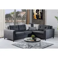 Xl Moebel Gmbh Dunkelgraues Polstersofa Designer Ecksofa Bettfunktion Wohnzimmer Sofa