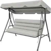 PillowPrim Abri pour balançoire de jardin 214x118 cm - résistant aux UV & étanche à l'eau