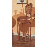 AEA Barhocker Design Hocker Thekenhocker Bar Stuhl braun Leder Luxus Polsterung Bars