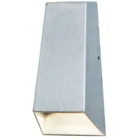 Konstsmide Spot mural LED Imola Square Haut - Bas gris argenté