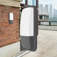 Braytron LED Applique murale A 15W 1200 lumens 3000K blanc chaud IP65 étanche avec fixation murale éclairage motif 1