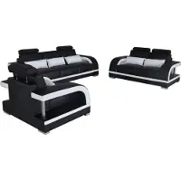 AEA Garnitur Leder Sofa USB Couchen Sofas Wohnlandschaft Luxus 3+2+1 Polster G8011D