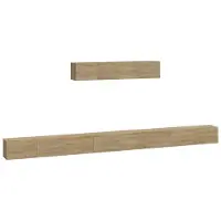 Syfax Ensemble de meubles TV 6 pcs Chêne sonoma Bois d'ingénierie