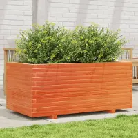 Prolenta Maison Exclusive - Jardinière cire marron 110x60x49,5 cm bois de pin massif