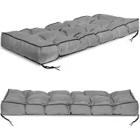 AIO Factory Pallet Cushion Waterproof Garden Swing Grey 120X40Cm