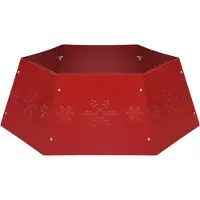 Syfax Jupe de sapin de Noël Rouge Ø68x25 cm
