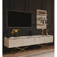 Xl Moebel Gmbh Luxe Salon Set Support TV et armoire murale Stylé Meubles en bois nouveau