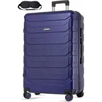 Omna | Valise sur roulettes S - 57x38x24 cm - 40L - Bleu foncé - Léger, stable - Serrure TSA, 4 roulettes