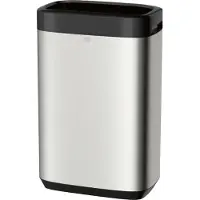 Tork 460011 poubelle, plastique/inox, 50 litres, argent