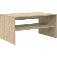 Syfax Table basse Chêne Sonoma 80 x 50 x 40 cm Bois d'ingénierie