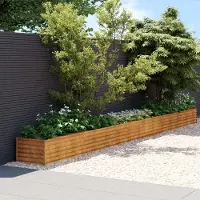 Prolenta Maison Exclusive - Élévateur de jardin, dimensions 580 x 50 x 36 cm, en acier corten